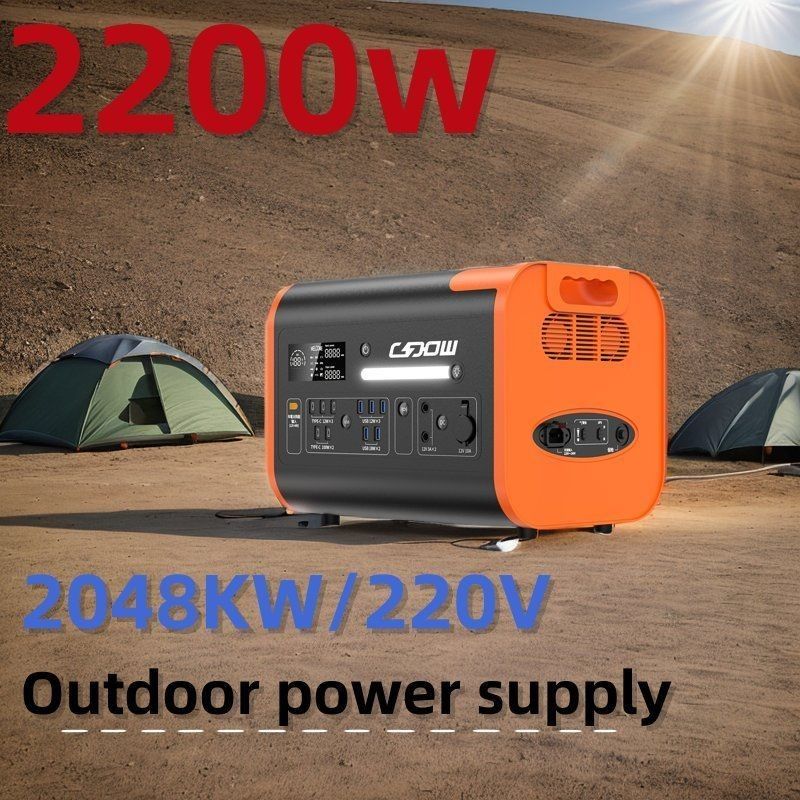 পোর্টেবল সোলার জেনারেটর অফ গ্রিড 600W/1000W/1800W/2200W এসি 100V-120V/AC 220V-240V