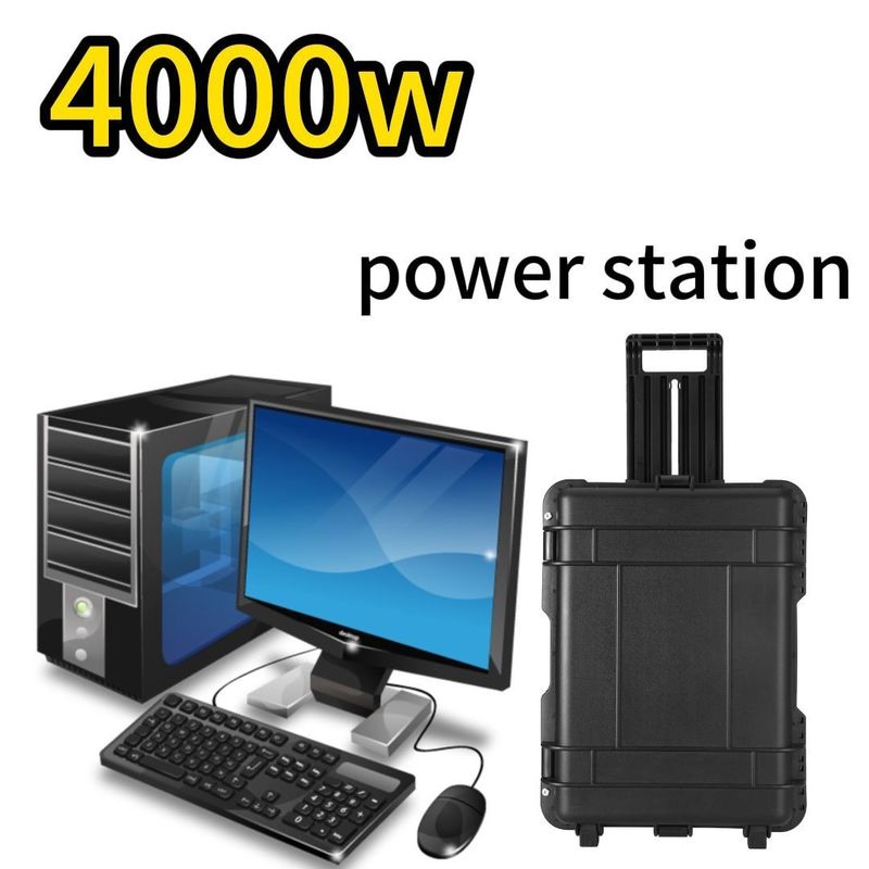 3840wh মোবাইল চার্জিং ব্যাংক LT-40 4kw LiFePO4 ব্যাটারি EV গাড়ি মোবাইল পাওয়ার স্টেশন