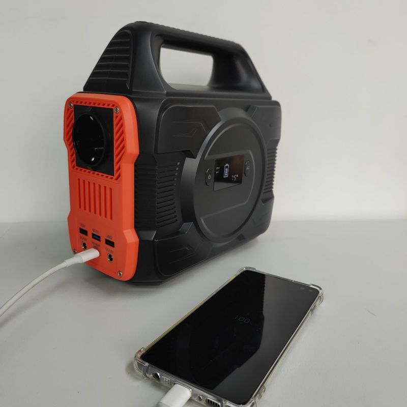 300W 80000mAh ব্যাকআপ পাওয়ার জেনারেটর পিডি নোটবুক বহিরঙ্গন শক্তি স্টেশন ভ্রমণের জন্য