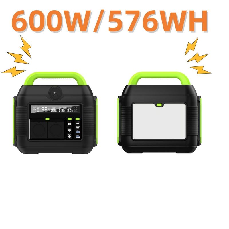 পুনর্ব্যবহারযোগ্য 600W/160000mAh দ্রুত চার্জিং পাওয়ার স্টেশন 110V পোর্টেবল এসি / ডিসি / ইউএসবি / টাইপ-সি পাওয়ার ব্যাংক এস 6