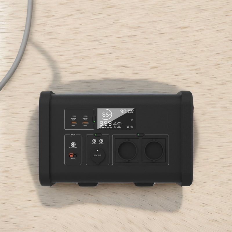 LiFePO4 700W গৃহস্থালী সৌর চার্জার জরুরী শক্তি সঞ্চয় করার জন্য পোর্টেবল জেনারেটর পাওয়ার স্টেশন