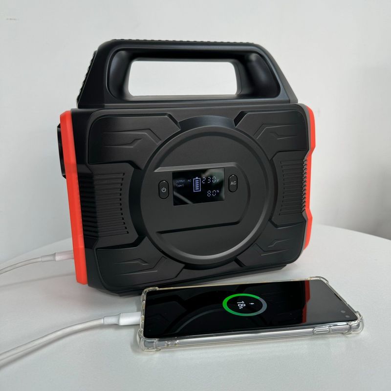 300W উচ্চ ক্ষমতা বহিরঙ্গন ক্যাম্পিং জরুরী লিথিয়াম ব্যাটারি 288wh পোর্টেবল পাওয়ার সাপ্লাই