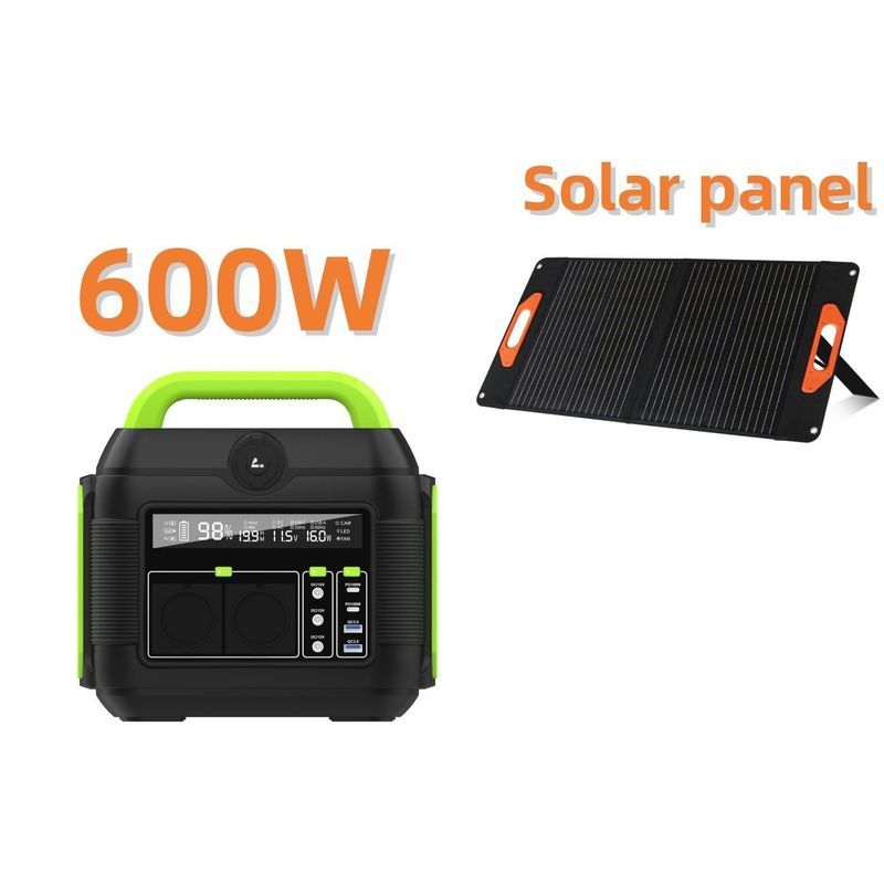 ইওরোপীয় স্টা এসি সকেট পোর্টেবল 300W 600W সৌর জেনারেটর ইনডোর জরুরী বিদ্যুৎ কেন্দ্রের জন্য