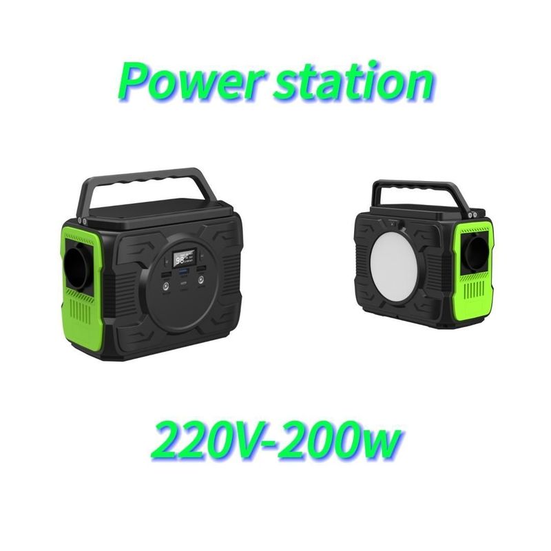 200W এসি সকেট সৌর জেনারেটর গৃহস্থালী যন্ত্রপাতি এবং জরুরী পরিস্থিতিতে আদর্শ