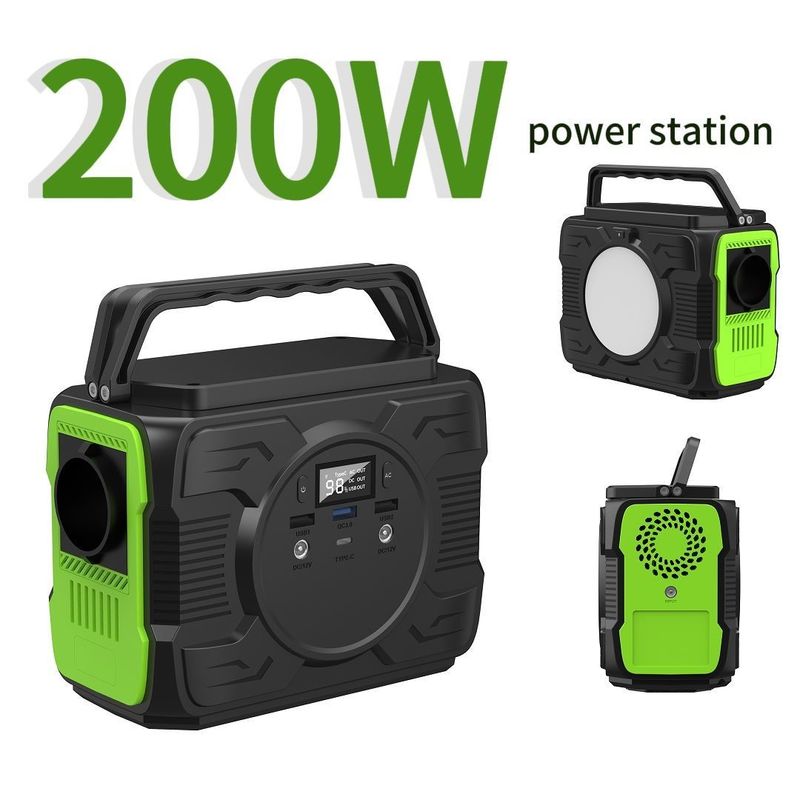 48000mAh ব্যাটারি ক্ষমতা দ্রুত চার্জিং লিথিয়াম বহনযোগ্য সৌর জেনারেটর বহিরঙ্গন জন্য