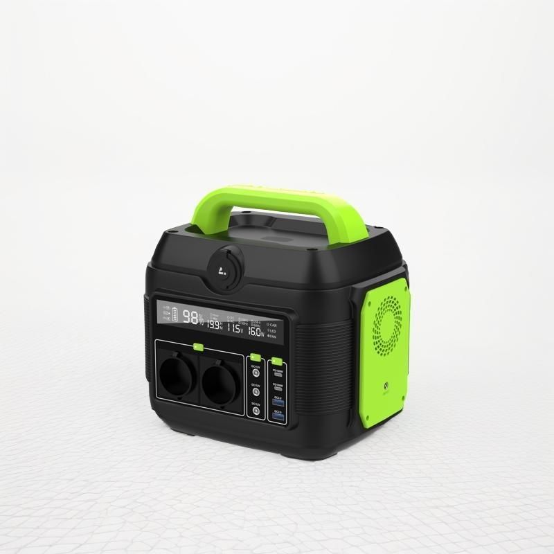 লিথিয়াম ব্যাটারি 600W বহনযোগ্য বহিরঙ্গন শক্তি সঞ্চয়স্থান জরুরী শক্তি জন্য পাওয়ার সাপ্লাই