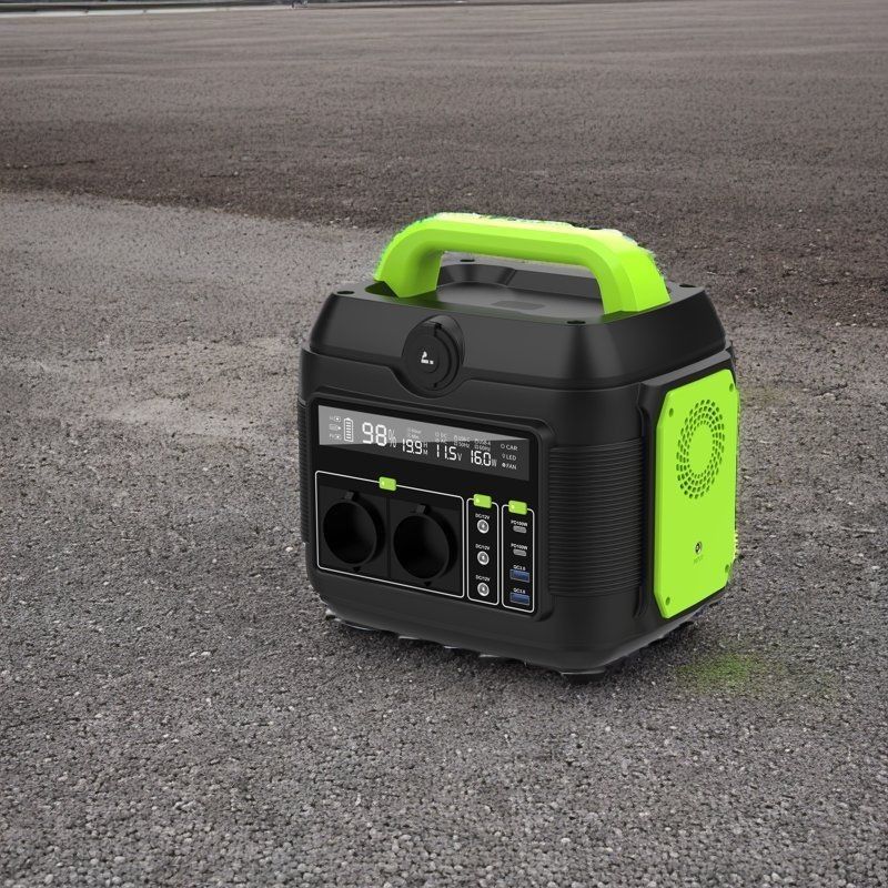 কাস্টমাইজযোগ্য রঙ 600W 576wh আউটডোর ক্রিয়াকলাপের জন্য হোম সৌর শক্তি জেনারেটর 110V 220V