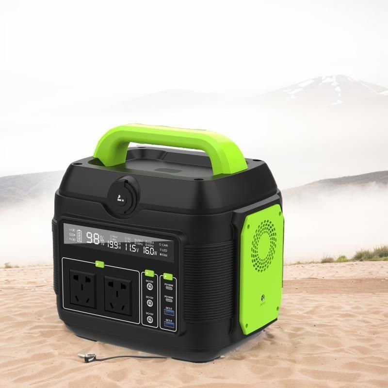 ব্যাটারি অপসারণযোগ্য সঙ্গে 600W উচ্চ ক্ষমতা বহনযোগ্য বহিরঙ্গন হোম জরুরী জেনারেটর নাও হতে পারে