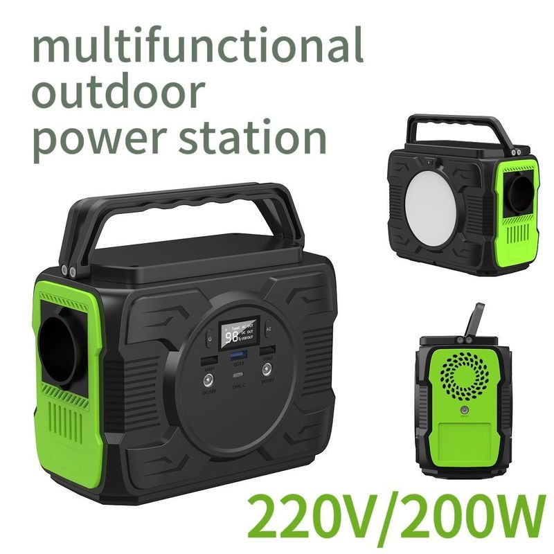48000mAh ব্যাটারি ধারণক্ষমতা 200W শক্তি সঞ্চয় প্রকার 220V মোবাইল পাওয়ার জন্য পাওয়ার সাপ্লাই