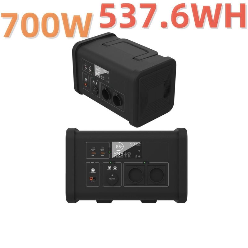 ST7 সর্বশেষ লিথিয়াম প্রযুক্তি সহ 700W বহনযোগ্য বহিরঙ্গন বিদ্যুৎ কেন্দ্র
