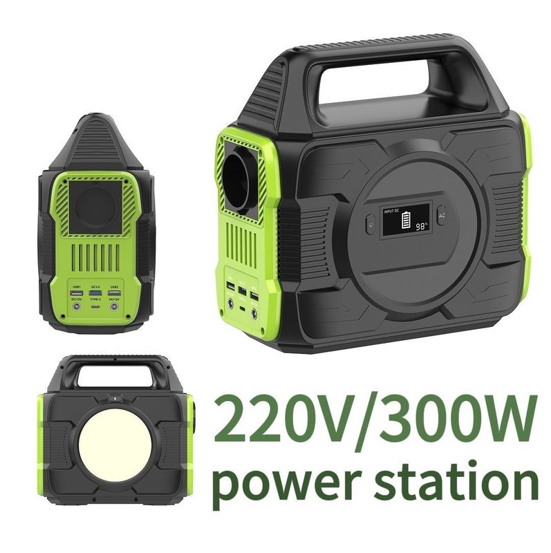 Un জেনারেটর 300W 200W 500W 600W বহনযোগ্য পাওয়ার স্টেশন বহিরঙ্গন ক্যাম্পিং আরভি ভ্রমণের জন্য