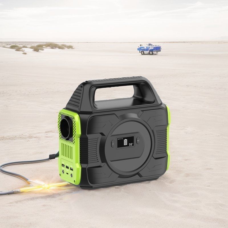 পোর্টেবল ক্যাম্পিং এসি মোবাইল পাওয়ার 300W/600W শক্তি সঞ্চয় শক্তি স্টেশন আউটপুট সঙ্গে