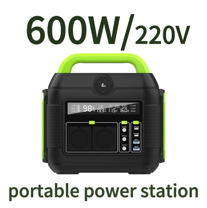 অবিচ্ছিন্ন বহিরঙ্গন ক্যাম্পিংয়ের জন্য 300W/500W/600W/1500W পোর্টেবল সোলার পাওয়ার সাপ্লাই