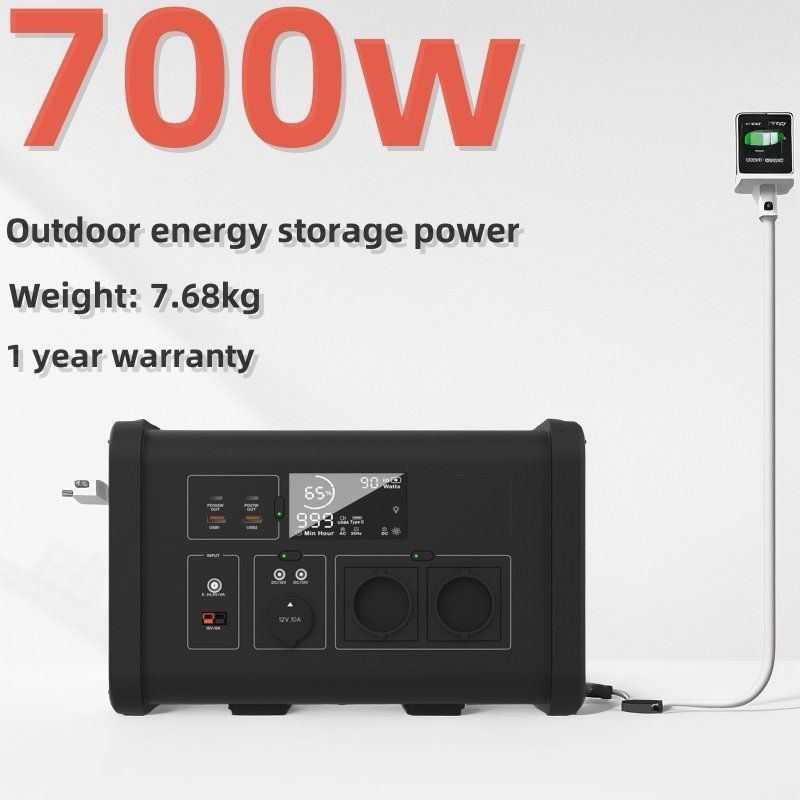 700W বহনযোগ্য পাওয়ার স্টেশন বহিরঙ্গন ক্রিয়াকলাপের জন্য সৌর জেনারেটর পরিচালনা করা সহজ