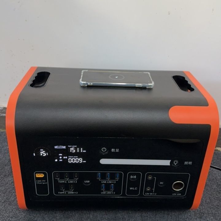 সৌর জরুরী জেনারেটরের জন্য 300W/600W/2200W/3000W পোর্টেবল মোবাইল পাওয়ার সাপ্লাই