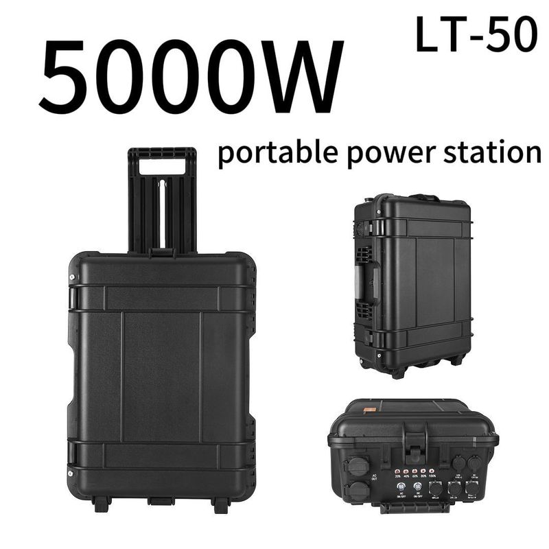 5000W দ্রুত চার্জিং লিথিয়াম হোম পোর্টেবল 3600W বৈদ্যুতিক বিদ্যুৎ কেন্দ্র এখনই কিনুন