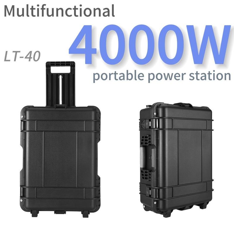 4000W LiFePO4 ল্যাপটপের ব্যাটারি এবং চার্জিংয়ের সময় 6-7 ঘন্টা জন্য 3000W পোর্টেবল পাওয়ার স্টেশন
