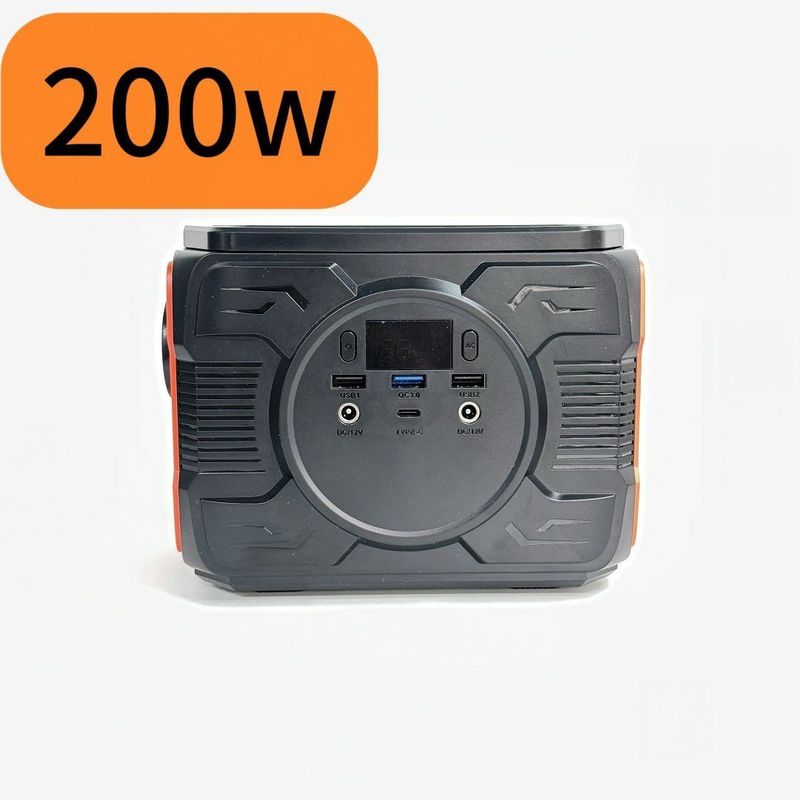 QC3.0 আউটপুট সহ সর্বশেষ 200W আউটডোর ক্যাম্পিং সৌর জেনারেটর পোর্টেবল পাওয়ার স্টেশন