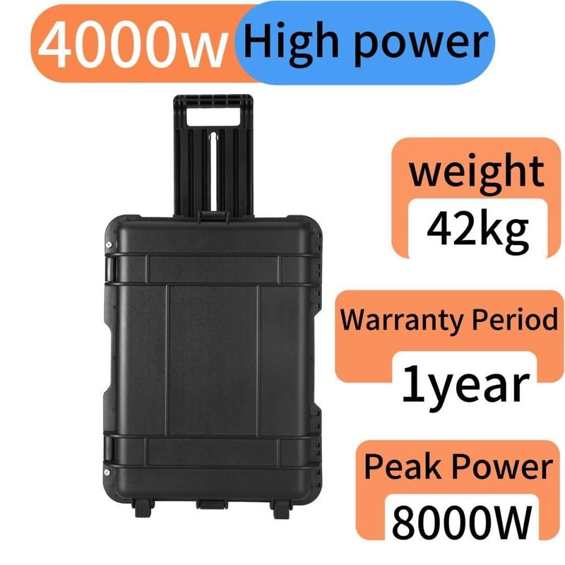 LT-40 4000W/3840wh সৌর জেনারেটর এসি আউটপুট 110V/220V টেকসই বহিরঙ্গন শক্তি জন্য