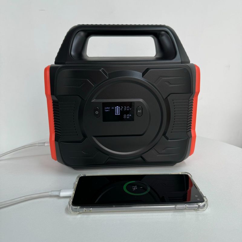কাস্টমাইজযোগ্য রঙ 300W সৌর বহনযোগ্য 220V বহিরঙ্গন জরুরী জন্য মোবাইল পাওয়ার সাপ্লাই