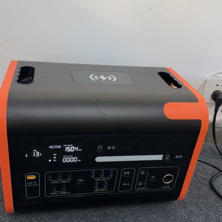 AT22 আউটডোর পোর্টেবল পাওয়ার স্টেশন 220V আউটপুট এবং সৌর শক্তি স্টোরেজ জেনারেটরের সাথে