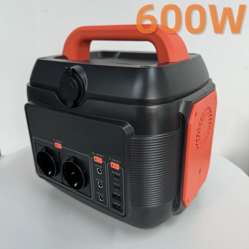 600W টাইপ-সি পিডি 100W সাইন ওয়েভ লিথিয়াম ব্যাটারি অতিরিক্ত তাপমাত্রা সুরক্ষা Ja এসি সকেট