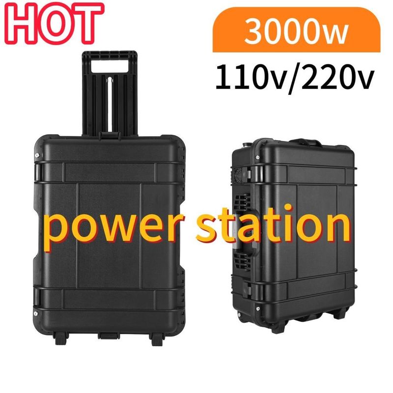 পোর্টেবল ডিজাইন 3000W 4000W সৌর জেনারেটর বহিরঙ্গন গৃহস্থালি জরুরী বিদ্যুৎ কেন্দ্র