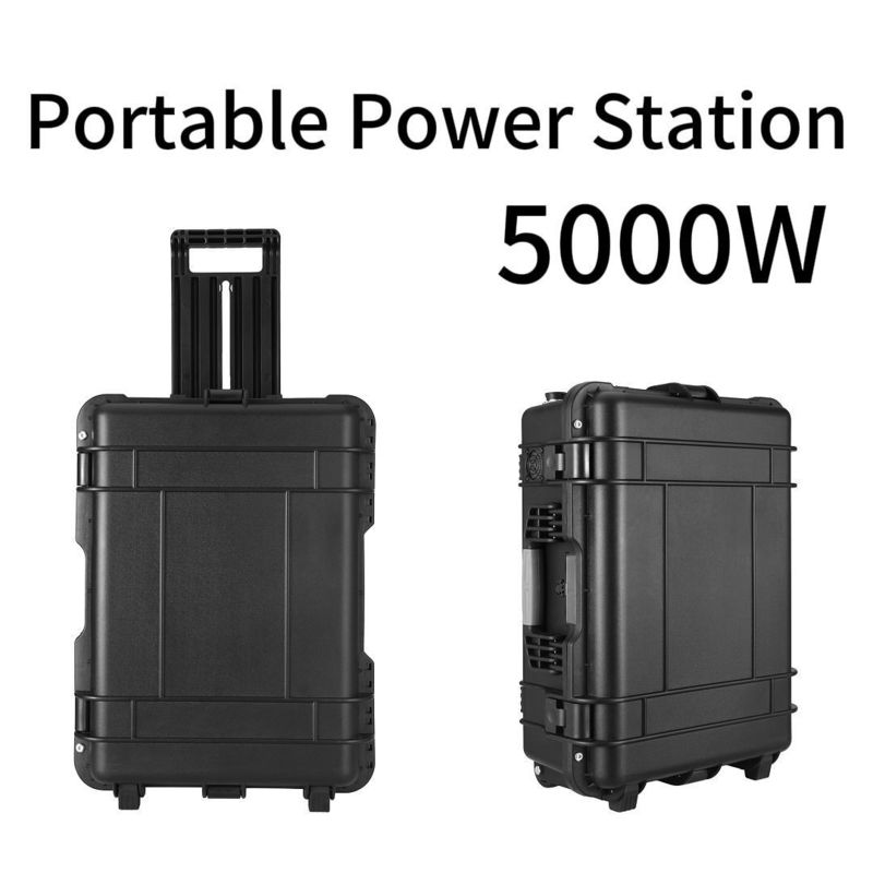 এসি/ডিসি ইনভার্টার সহ 5000W জরুরী শক্তি সরবরাহ পাওয়ার ব্যাংক জেনারেটর CE.Un38.3 সার্টিফাইড