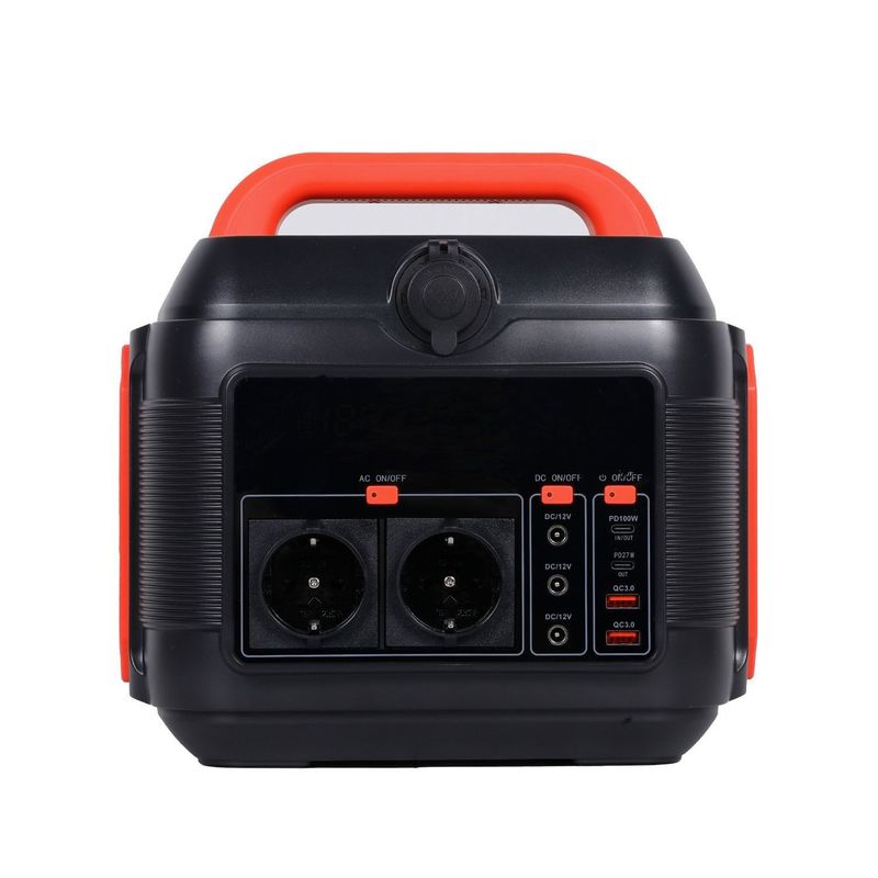 12V-13V/10A DC আউটপুট এবং সুরক্ষা ফাংশন সহ পোর্টেবল সোলার জেনারেটর 600W/576wh