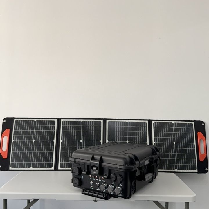 3000W সৌর ইউভি জেনারেটর বহিরঙ্গন পোর্টেবল পাওয়ার স্টেশন মাল্টিপল সুরক্ষা ফাংশন