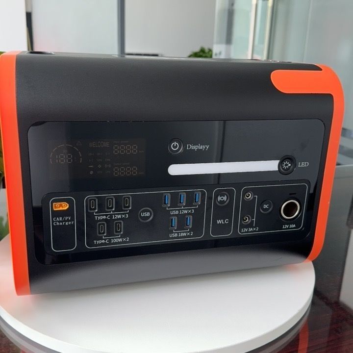 বড় ক্ষমতা বহিরঙ্গন জরুরী শক্তি স্টেশন 2200W 2048wh 40ah ইউএসবি 12W * 3 / 18W * 2 সঙ্গে