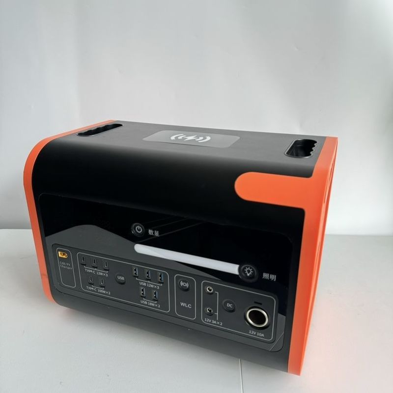 1000W মোবাইল পাওয়ার 110V 220V সৌর জেনারেটর 2200W আউটডোর ইনডোর পোর্টেবল পাওয়ার স্টেশন