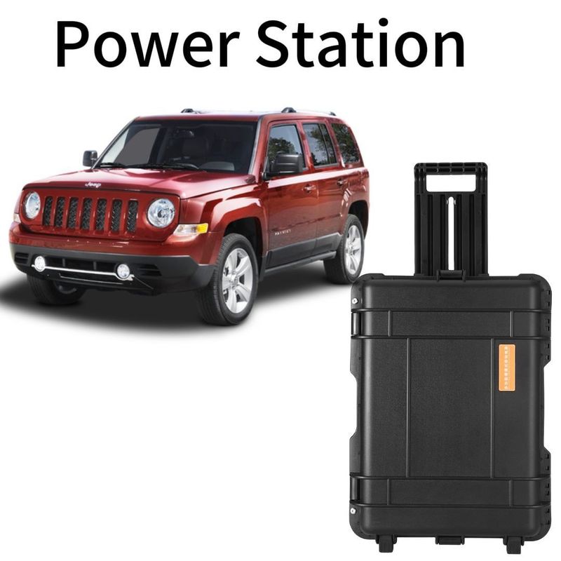 300W 600W 2200W 3000W পোর্টেবল পাওয়ার সাপ্লাই এবিএস খাদ আউটডোর জরুরী পাওয়ার স্টেশন টেকসই