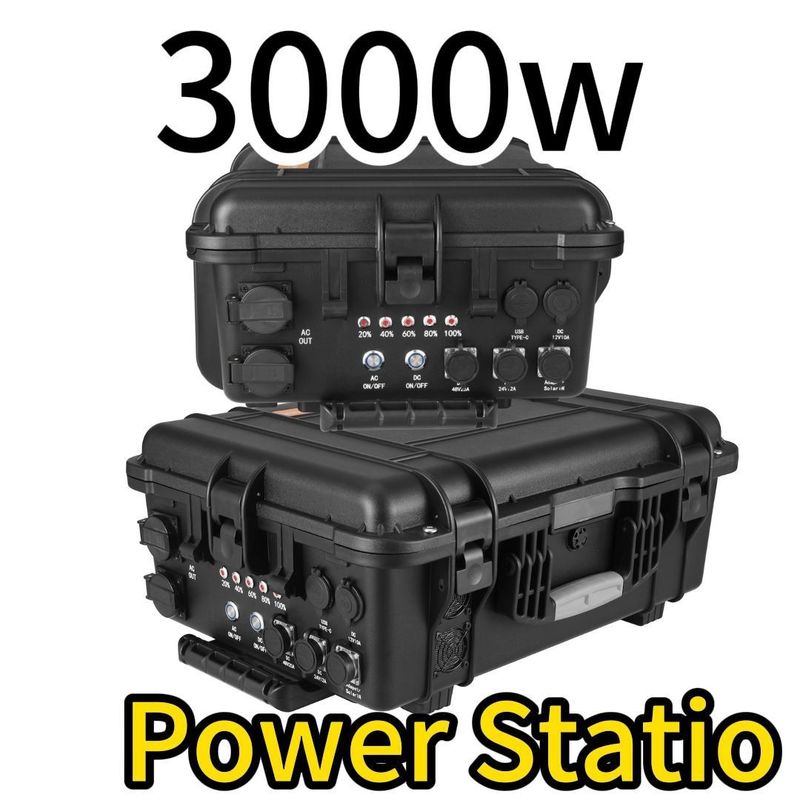 আউটপুট পাওয়ার 100-120V-3000W50Hz/60Hz টিউনেবল 3000wh 62.5ah গরম পোর্টেবল পাওয়ার স্টেশন