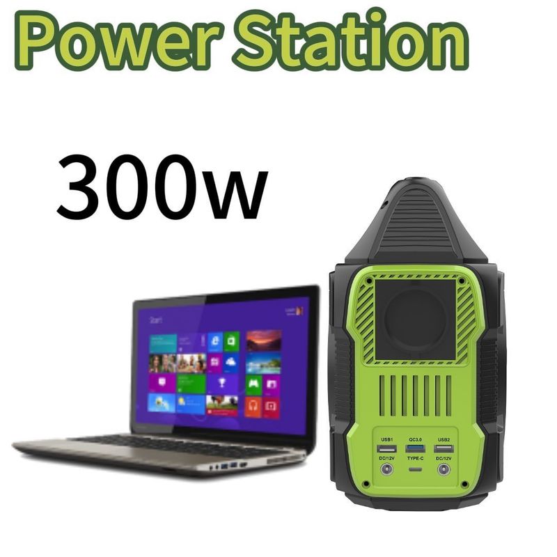 বহিরঙ্গন শক্তি সমাধানের জন্য 300W/288wh বহনযোগ্য বহনযোগ্য ইনভার্টার জেনারেটর