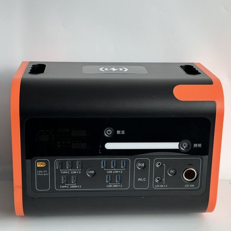 LiFePO4 2200W AT22 পোর্টেবল সোলার পাওয়ার স্টেশন for Backup Energy Supply in Camping