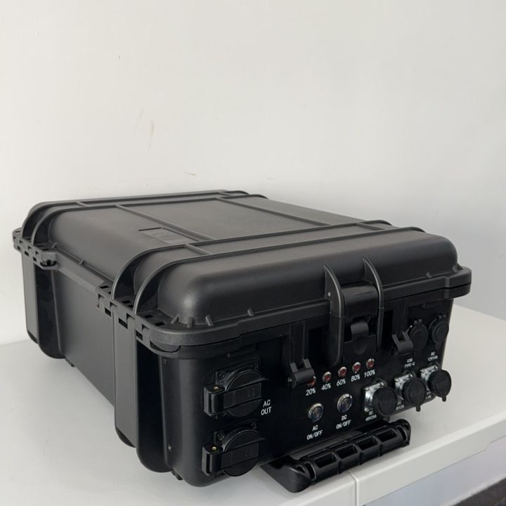 সৌর জেনারেটর 3000W আউটডোর পাওয়ার ব্যাংক সমস্ত এসি আউটপুট সকেট এবং RS485 যোগাযোগের সাথে
