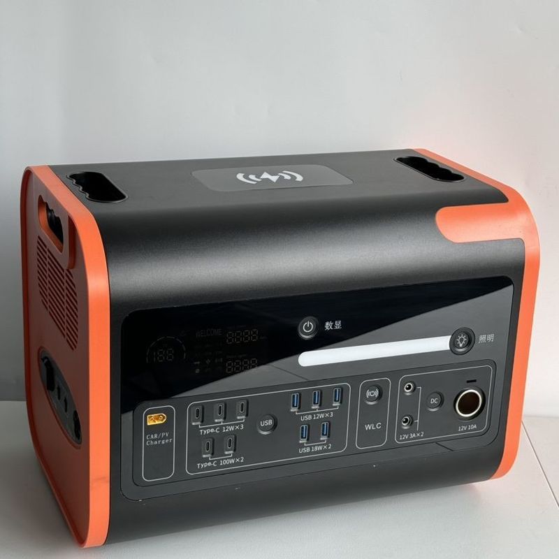1500W ফাস্ট চার্জ 600W পোর্টেবল সৌর শক্তি সঞ্চয় জেনারেটর 2200W পাওয়ার স্টেশন সঙ্গে