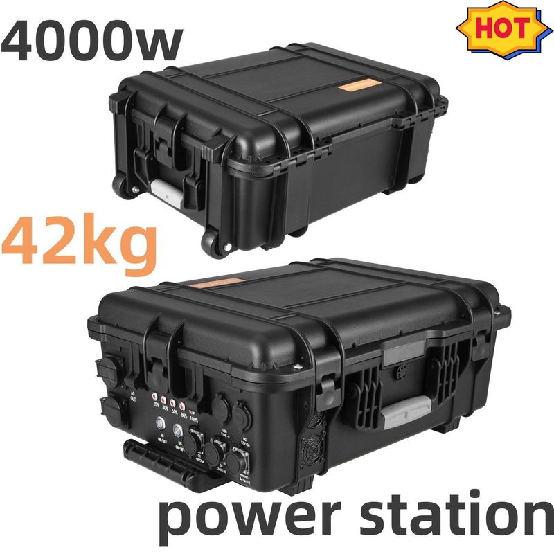 4000W/80ah Pure Positive Wave Camping LiFePO4 দ্বারা সৌর পোর্টেবল চার্জিং পাওয়ার স্টেশন