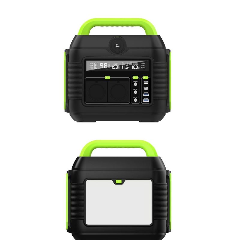 টাইপ-সি আউটপুট Pd100W Pd27W 600W/300W/1200W বহনযোগ্য পাওয়ার স্টেশন আউটডোর কার্যক্রমের জন্য