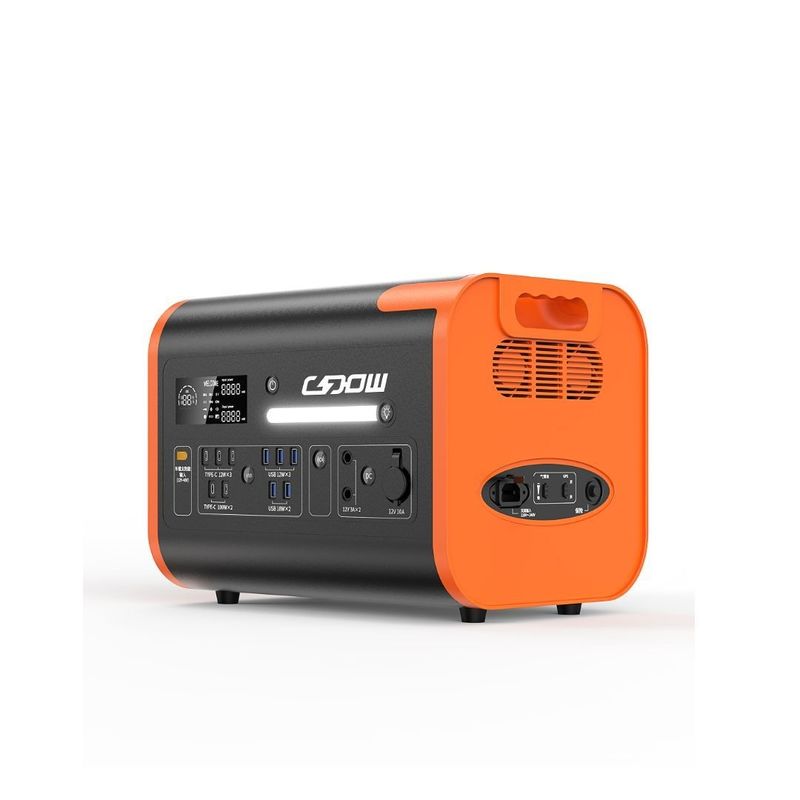 2200W2048wh/40ah মার্কিন যুক্তরাষ্ট্রের পরিবারের বহিরঙ্গন ক্যাম্পিংয়ের জন্য পোর্টেবল সৌর বিদ্যুৎ কেন্দ্র