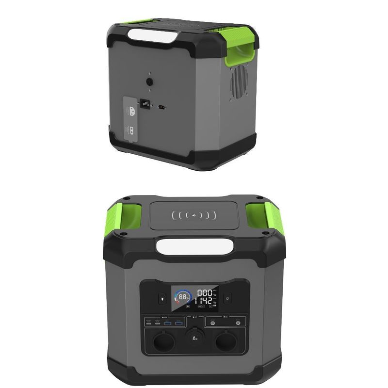 1500W/1344wh পোর্টেবল পাওয়ার স্টেশন আউটডোর অফিস এবং মেডিকেল পরিস্থিতির জন্য আদর্শ