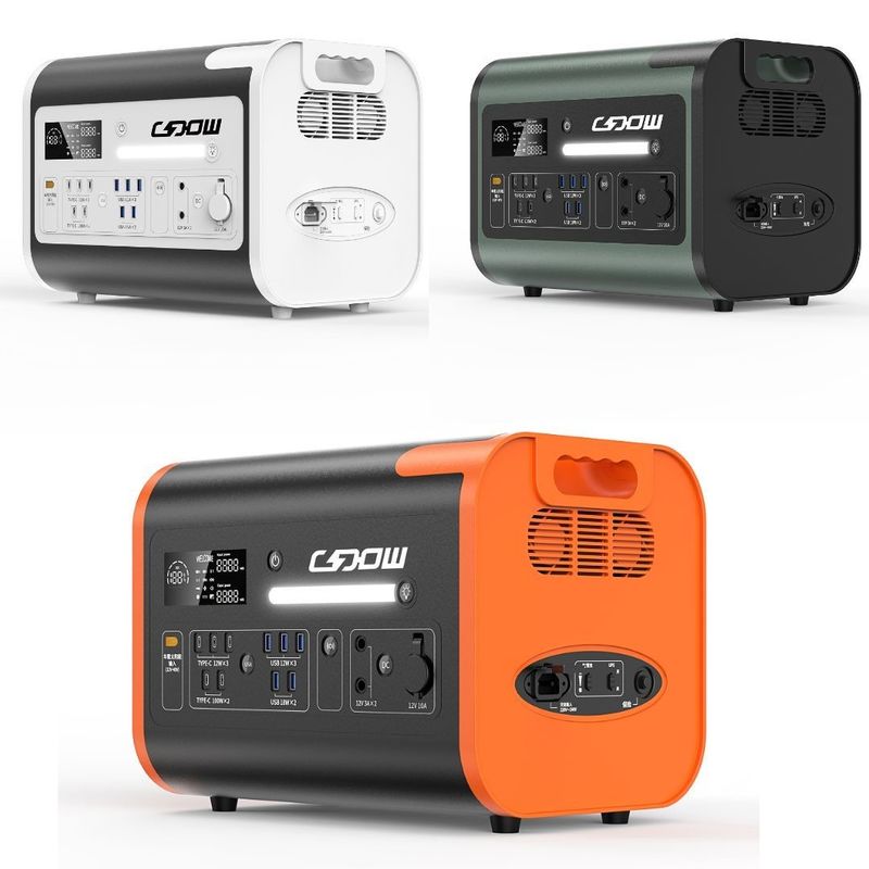 দ্রুত চার্জিং 2200W/40ah বহনযোগ্য পাওয়ার সাপ্লাই আউটডোর ক্যাম্পিং জন্য ব্যাকআপ শক্তি সঞ্চয়