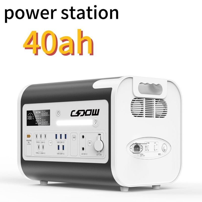 কাস্টমাইজযোগ্য রঙ 2200W/2048wh আউটডোর ক্যাম্পিং পাওয়ার স্টোরেজ পাওয়ার স্টেশন খাঁটি সাইন ওয়েভ