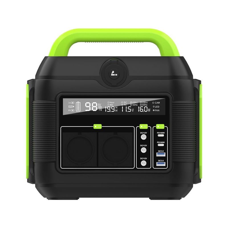 আউটডোর মার্কেটের জন্য 600W বড় ক্ষমতা মোবাইল পাওয়ার সাপ্লাই Aii পোর্টেবল পাওয়ার স্টেশন