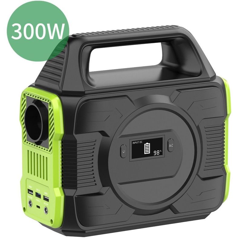 110V/240V/50-60Hz 300W জরুরী পাওয়ার স্টেশন বহিরঙ্গন অ্যাডভেঞ্চারের জন্য সাশ্রয়ী মূল্যের