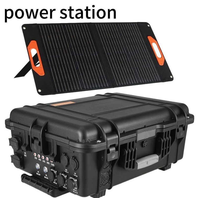 হোম এবং আউটডোর ক্যাম্পিং বিকল্পের জন্য 4000W আউটপুট পাওয়ার সোলার প্যানেল জেনারেটর
