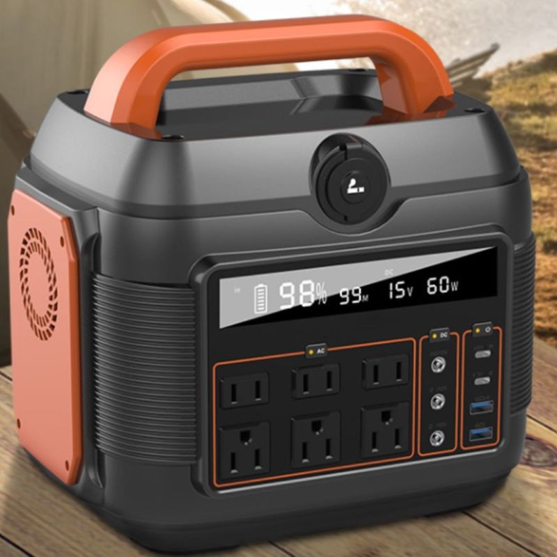 220V 50Hz/110V 60Hz এসি আউটপুট 6 Kg/576 Wh/600 W/300 W/5000 W পোর্টেবল পাওয়ার স্টেশন