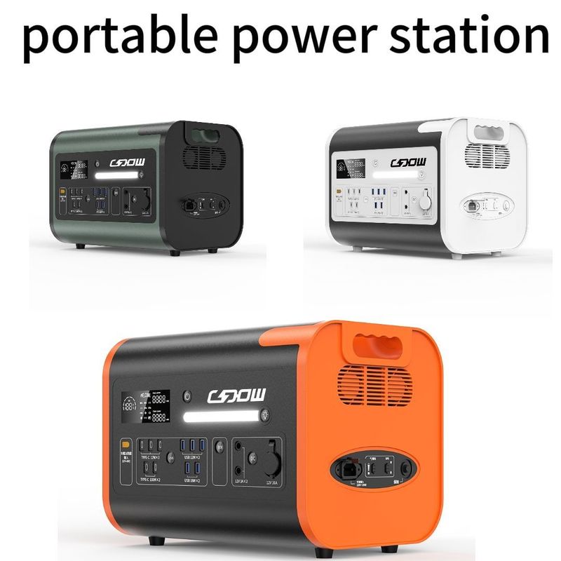 40ah/110V/220V মোবাইল রিচার্জেবল 2200W আউটডোর ক্যাম্প লিথিয়াম ব্যাটারি পাওয়ার পোর্টেবল পাওয়ার স্টেশন
