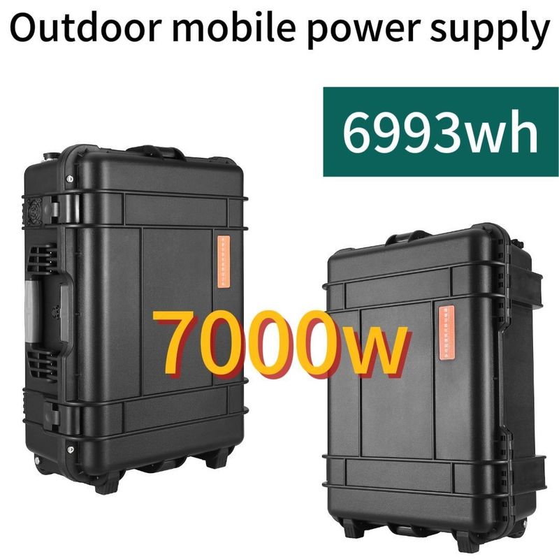 8000W পিক পাওয়ার এসি LiFePO4 সৌর জেনারেটর পাওয়ার স্টেশন বহিরঙ্গন গৃহস্থালি চাহিদা জন্য